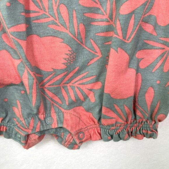Tea Collection Baby Floral Romper 3-6m One Piece - Picture 3 of 8